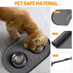 Hubulk 19x12 Inch Pet Feeding Mat Flexibility