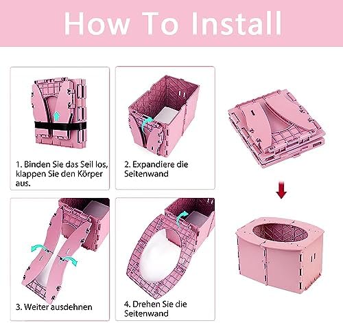 SunnySmile travel potty pink variant for kids