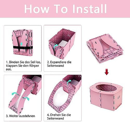SunnySmile travel potty pink variant for kids