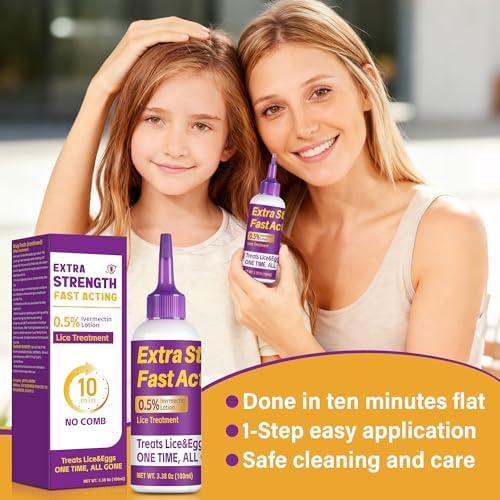 Yjoo lice treatment lotion 3.38 fluid ounce bottle