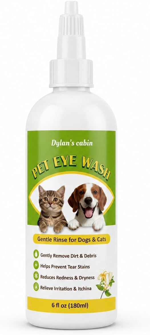 Dylan's cabin Eye Wipes for Cats - 200 Count Soft Round Dogs Eye Cleaning Pads, Alcohol Free pH Balanced Daily Tear Stain Wipes Remove Discharge and Crust - Image 9