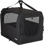 Thule portable soft sided pet crate folded down completely flat for compact storage.