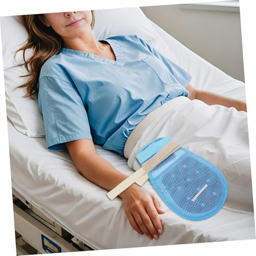 OperageCA medical hand restraints for elderly care showing the interior finger control board.