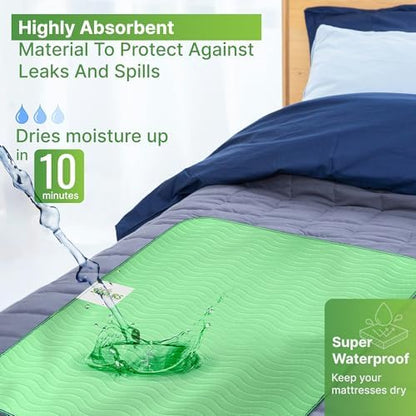 Simply Seniors reusable underpads 34 by 36 inch size reference