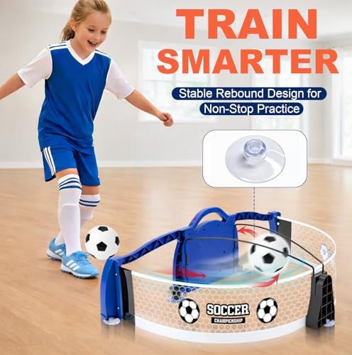 Dreamon kids soccer bot with light up targets and included inflatable balls