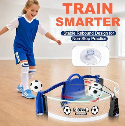 Dreamon kids soccer bot with light up targets and included inflatable balls