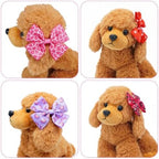Collection of random pattern JpGdn pet grooming bows