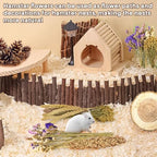 Sukh Natural Hamster Bedding Sprays - Foraging Habitat Decor Cage Accessories, Hideout Enrichment for Dwarf & Syrian Hamsters, Gerbils, Mice and Other Small Animals - Image 5