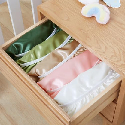 Pink and white smooth changing pad covers for standard contour pads