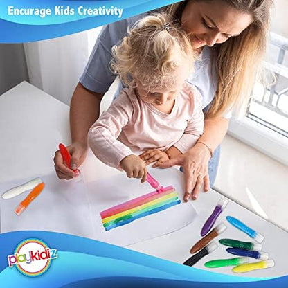 Washable non toxic paint set for kids travel friendly art kit packaging