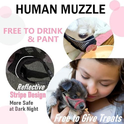 Adjustable nylon buckle detail of MoiiLavin pet muzzle