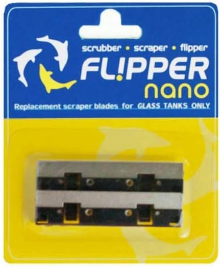 Two-pack replacement blades kit for standard magnetic glass scrubbers.