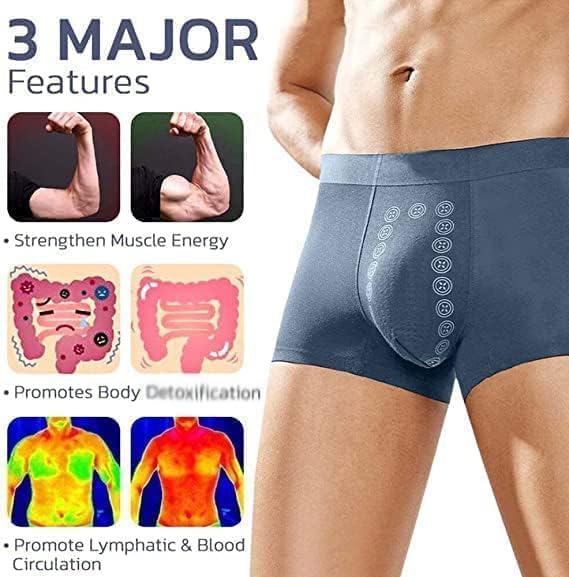 LYAART Men's Health Care Inner Pant 3D U-shaped pouch detail