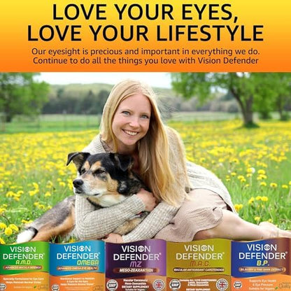 Intelligent Formula eye health supplement bottle and daily dosage details