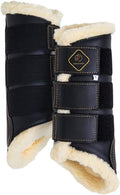 Kavallerie Classic Tendon Boots front view showing black faux leather shell