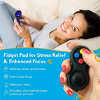 Pilpoc sensory controller toy close up showcasing the rubberized grip finish