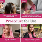 Festive Fun Hair Chalk Combs, 10 Colors Temporary Hair Color Comb Dye for Kids, Washable Makeup Stuff, Birthday Christmas Gifts for Girls Ages 4 5 6 7 8 9 10+, Safe DIY Party Cosplay (1 Set 6 Colors) - Image 7