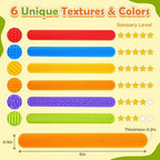 Authentic KLT sensory bracelets set of six for kids and adults