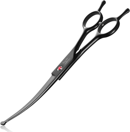 Cat and dog coat texturizing scissors flat lay