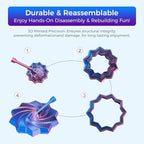 Red and blue gradient sensory fidget toy for ADHD