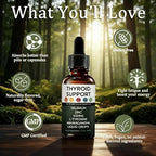 Kindled Thyroid Support Liquid Drops lifestyle and usage presentation