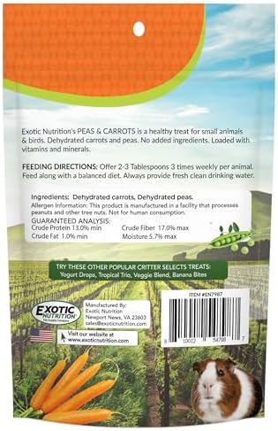 Rabbits and guinea pigs healthy dietary fiber snack ingredients close up