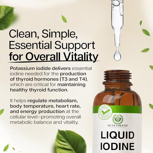 Sublingual liquid iodine drops two fluid ounces packaging information