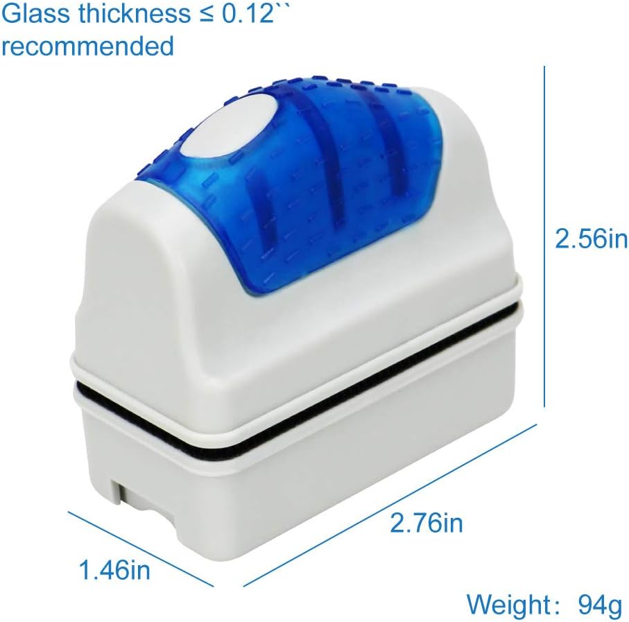 Jasonwell small size magnetic glass cleaner displaying ergonomic non-slip handle texture