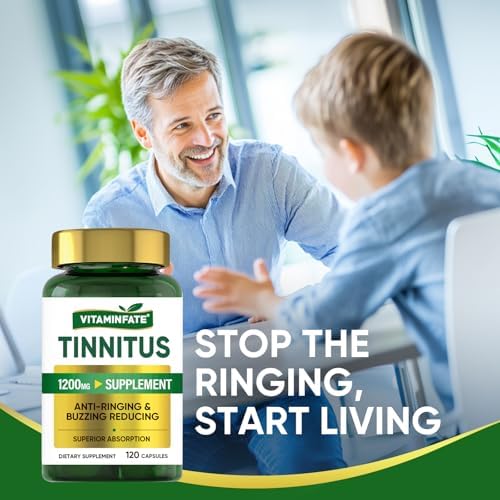USA imported Vitaminfate Tinnitus Relief capsules for auditory wellness