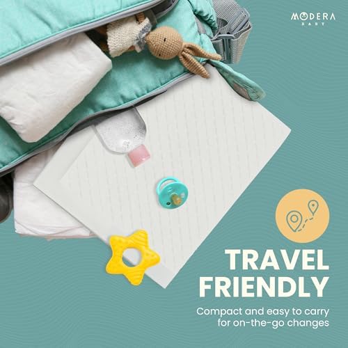 Travel friendly stack of Modera changing pad liners