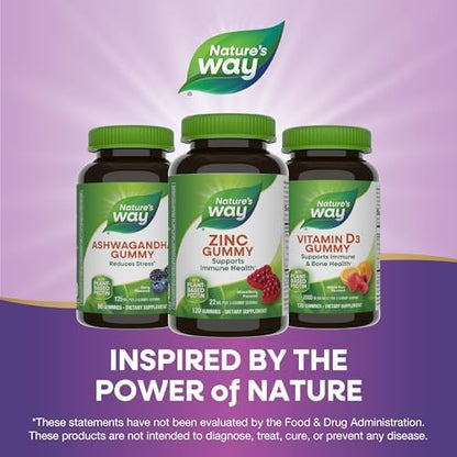Nature's Way pectin based berry gummies for family immune defense and health nutritional supplements
