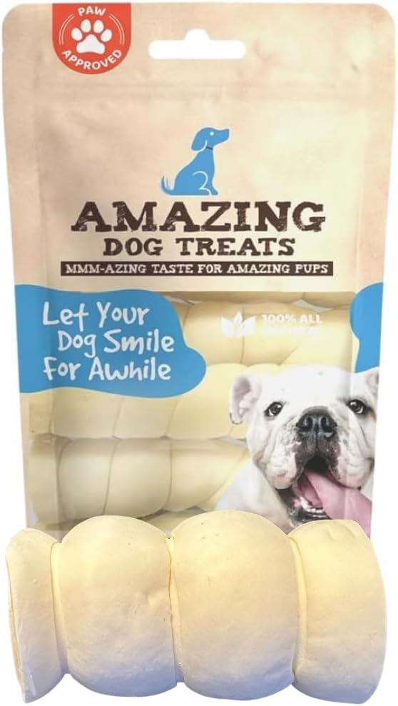 Amazing Dog Treats authentic packaging showing single ingredient details
