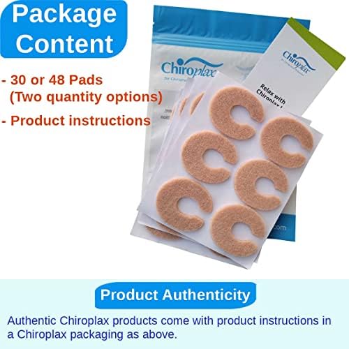 Close up of Chiroplax felt callus cushions showing adhesive side and thickness
