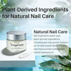 Phrena FungiClear nail cream jar with silver lid and label details