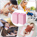 Cacaso 100 pack disposable changing pads full stack view