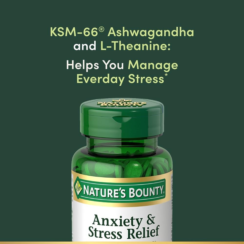 Side angle of Nature's Bounty mood support supplement featuring vegetarian certification details