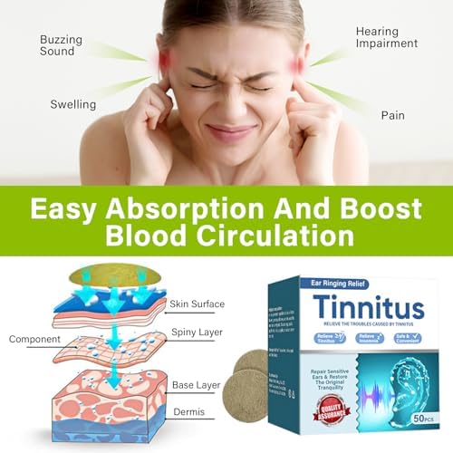 Close-up of Airuntech Tinnitus Relief Patches packaging details