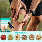 Transdermal varicose vein soothing patches for legs detail
