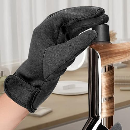 Whnbuij reusable hair dye heat protector glove highlighting durable stitched material.