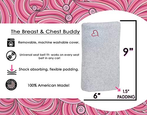 Breast and Chest Buddy open to show hook and loop straps