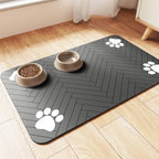 Dk177 Absorbent Pet Placemat waterproof rubber backing detail