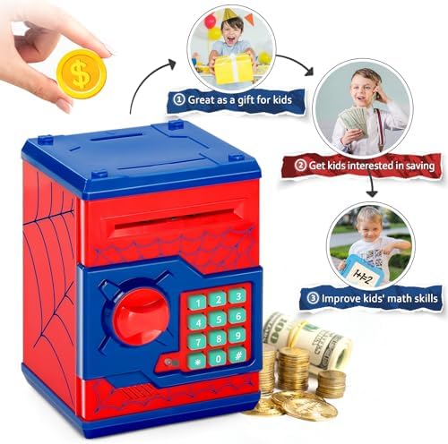 Vcertcpl mini automated teller machine toy showing how children input the security passcode.