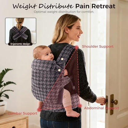 Mockpose infant carrier outward facing carry position