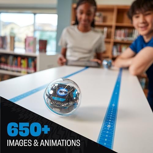 Sphero Bolt Plus on a Qi wireless charger