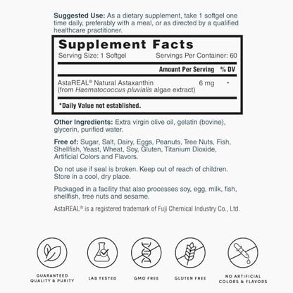 Authentic Nature's Lab USA imported health supplement container on plain background