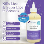 Safe lice and egg treatment for sensitive scalps by Kapow Center for Lice Control