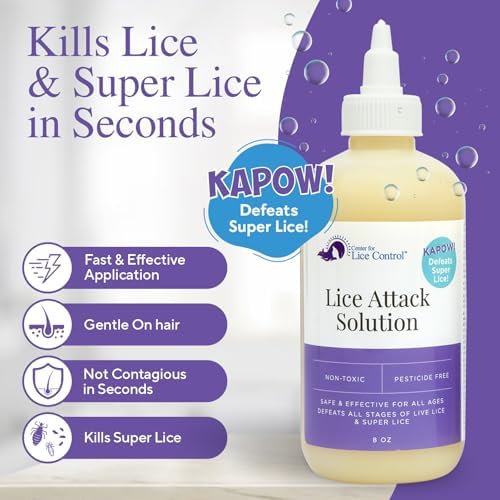 Safe lice and egg treatment for sensitive scalps by Kapow Center for Lice Control