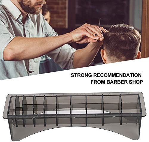 Durable waterproof ABS plastic barber tools container box viewed from an elevated side angle.