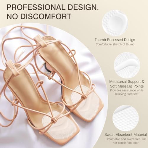 Comparison of shoe with and without KTSAY non-slip heel inserts.