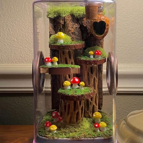 Jumping Spider Hide, A Real Shelter Made of Walnut Skin, Magnetic Hidden Jumping Spider Habitat,Handmade Spider Enclosure Accessories, Jumping Spider Enclosure - Image 4